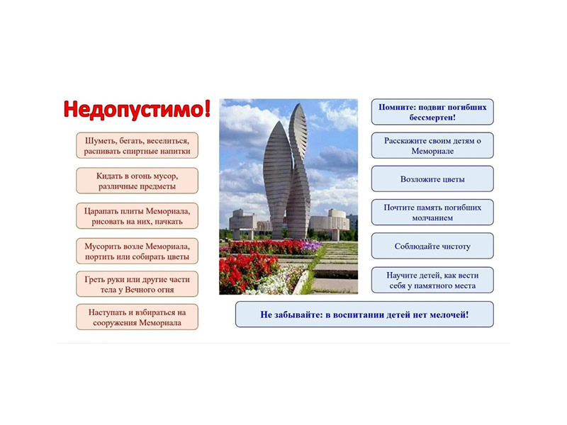 Осквернение памятного места - это вандализм! Осквернение памятного места - это вандализм!.